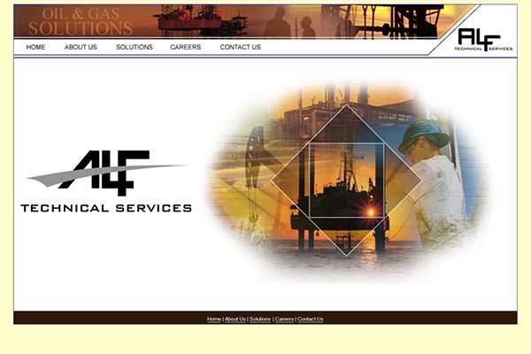 Original layout of ALFTS website